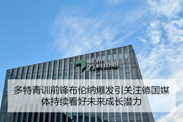 多特青训前锋布伦纳爆发引关注德国媒体持续看好未来成长潜力